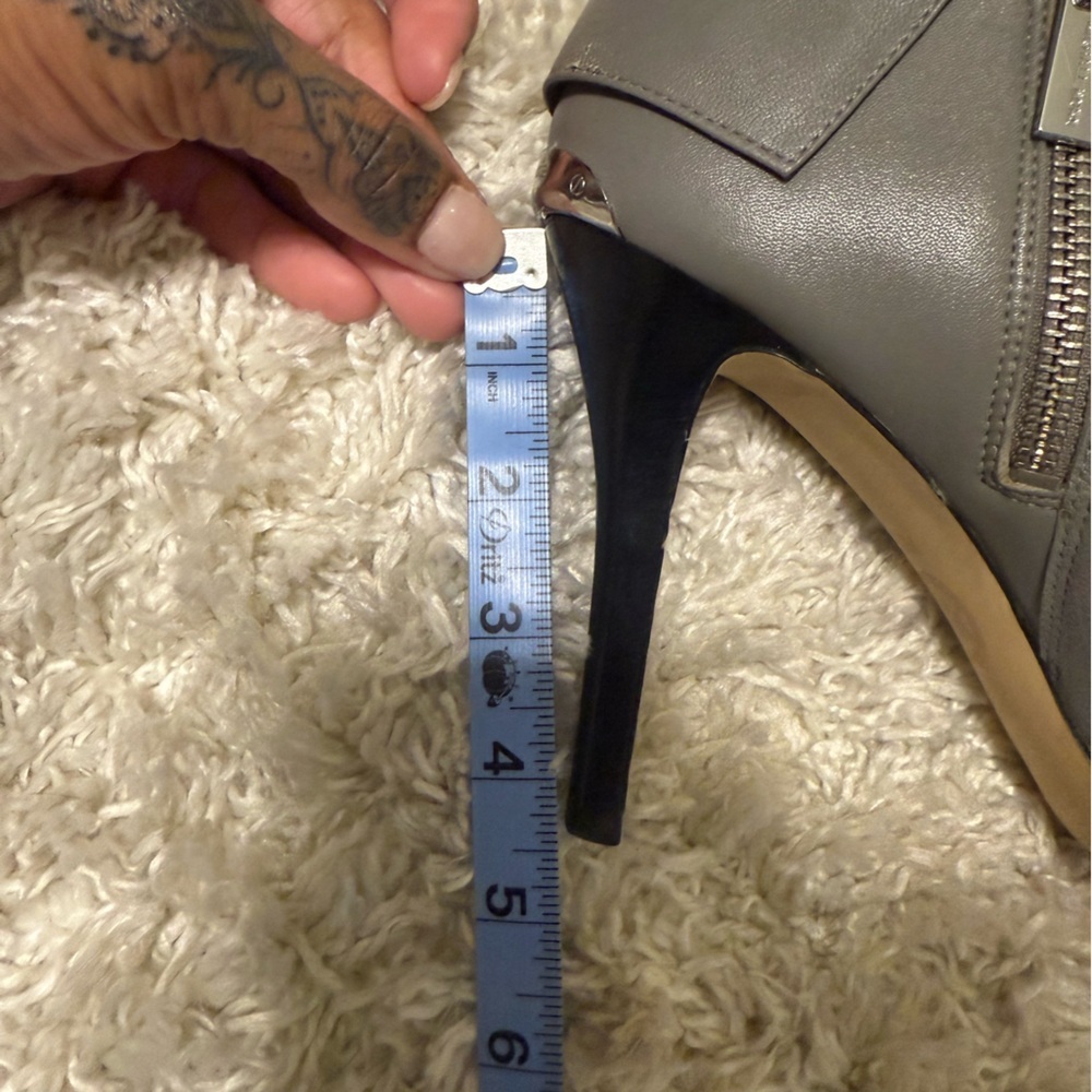 Michael Kors Sleek Gray Ankle Booties - Picture 15 of 15